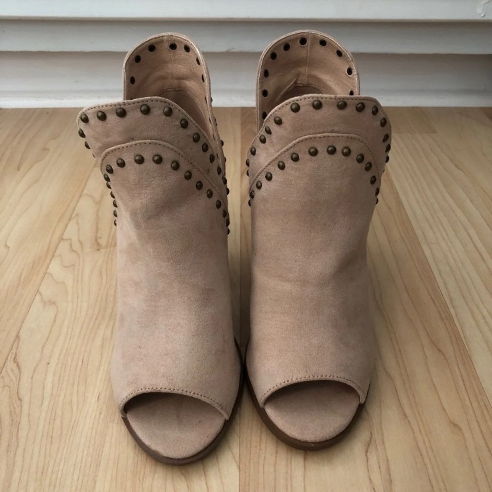 Nude booties